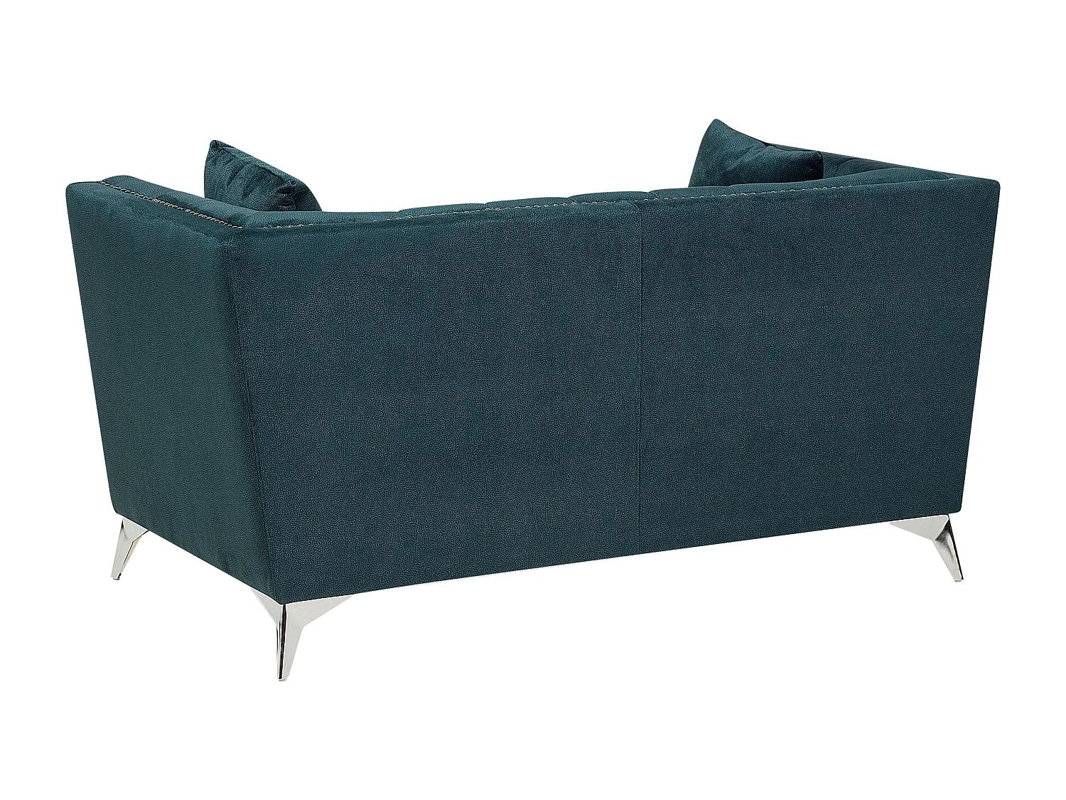 Ensemble de salon 5 places GAULA Velours Bleu paon