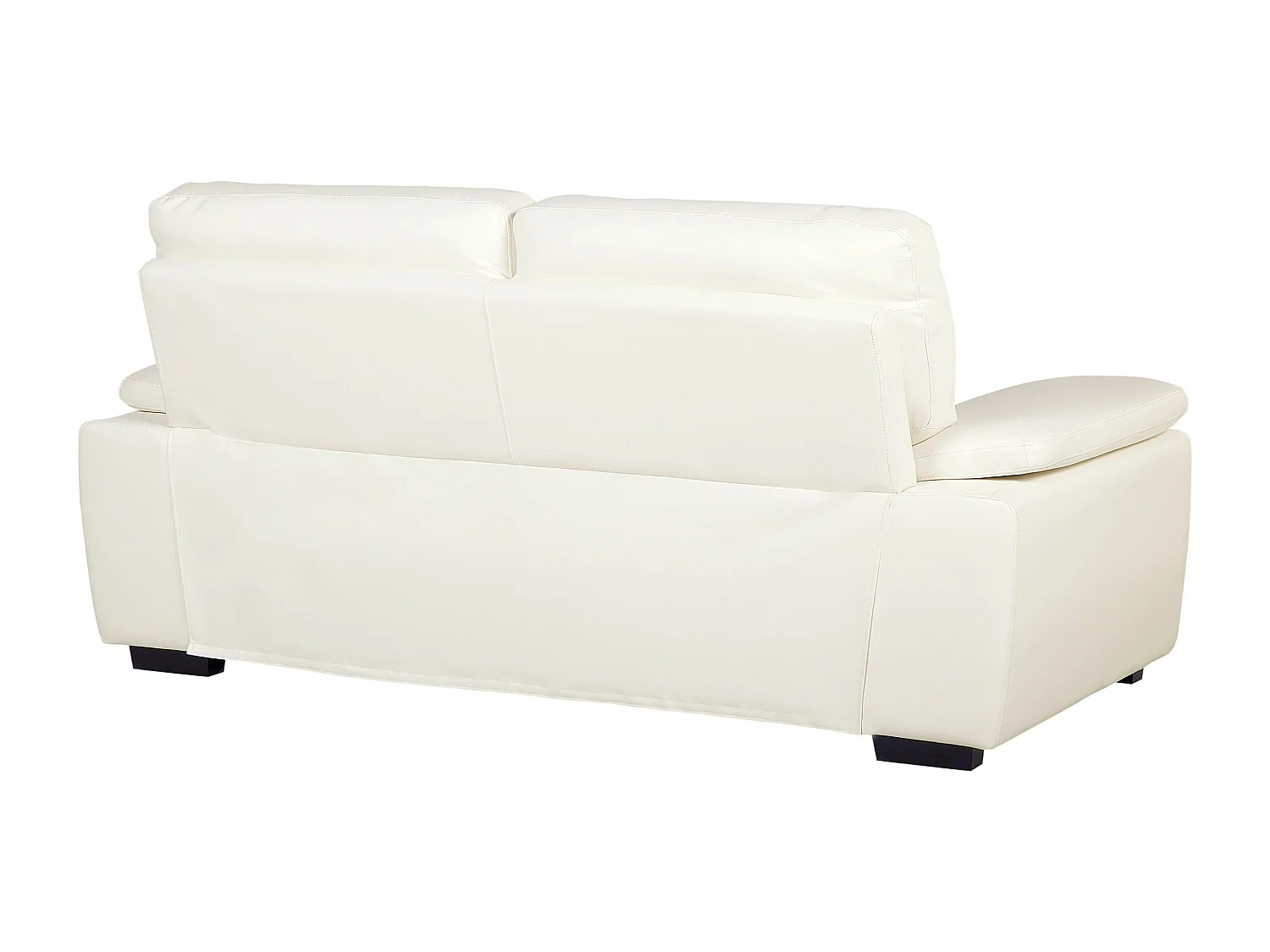 Ensemble de salon 5 places VOGAR Cuir PU Blanc cassé