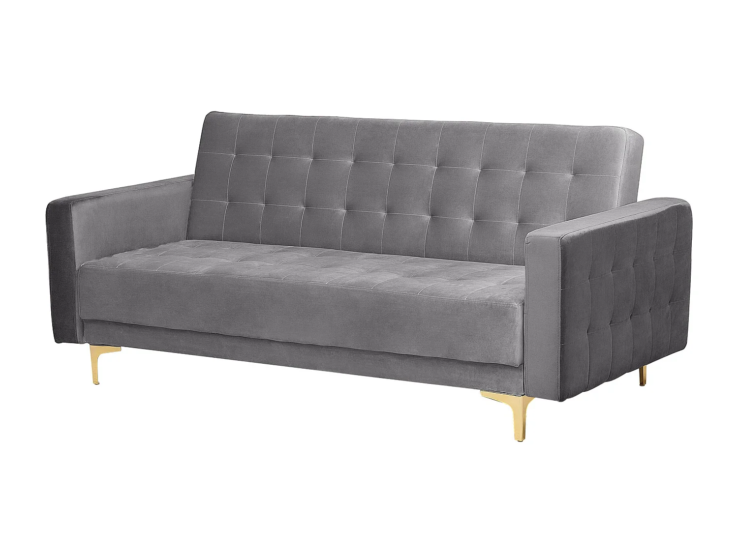 Ensemble de salon 5 places ABERDEEN Velours Gris