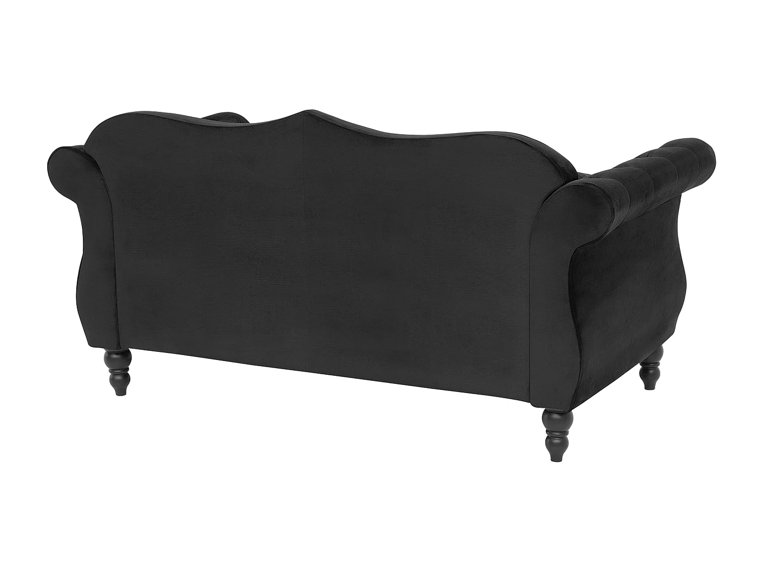 Ensemble de salon 5 places SKIEN Velours Noir