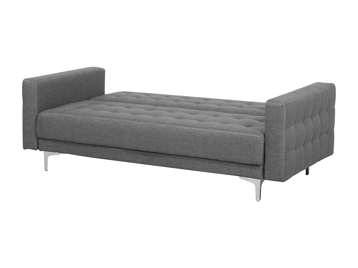 Set da salotto ABERDEEN Tessuto Grigio chiaro 5 posti