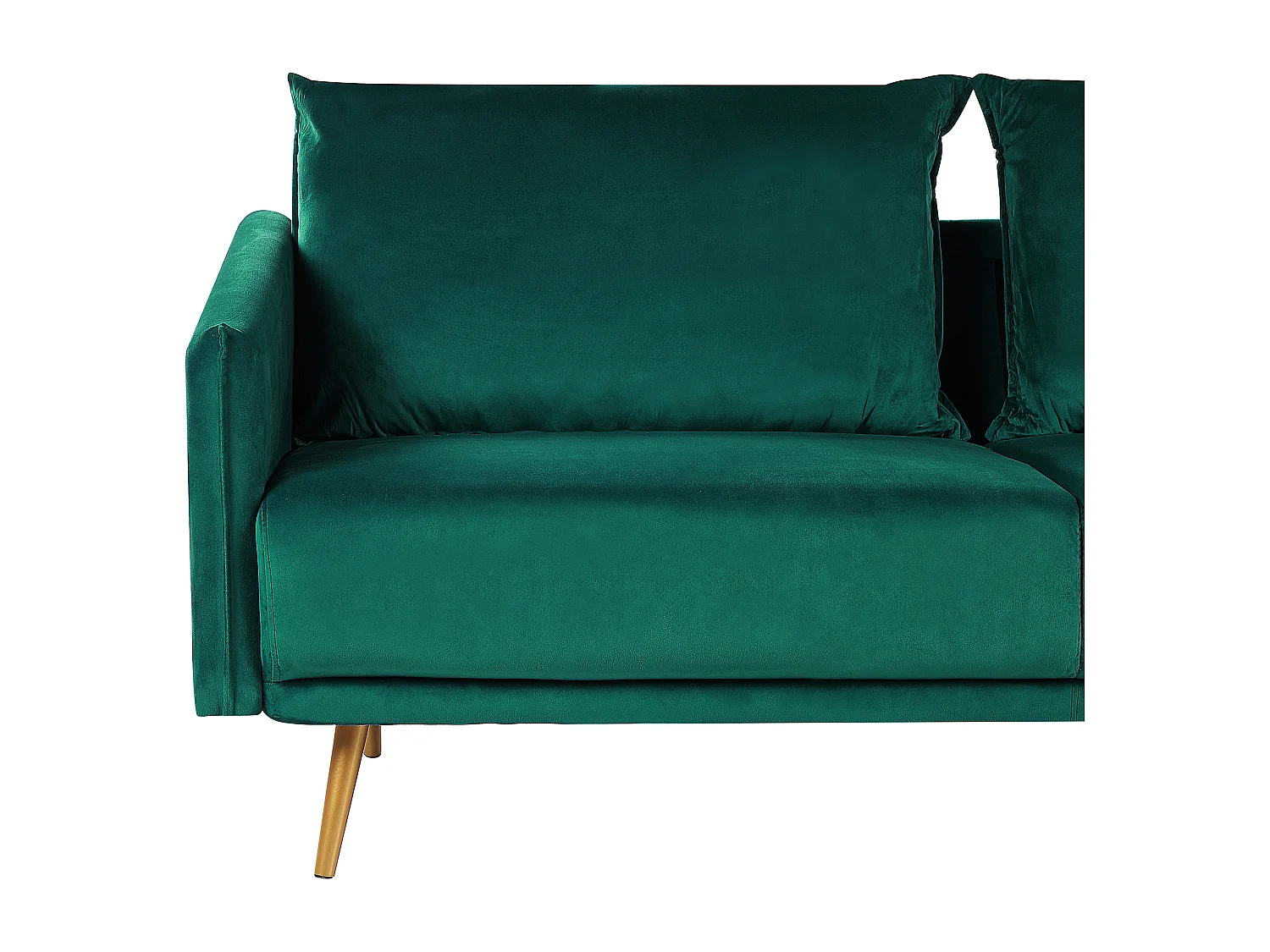 Ensemble de salon 5 places MAURA Velours Vert émeraude