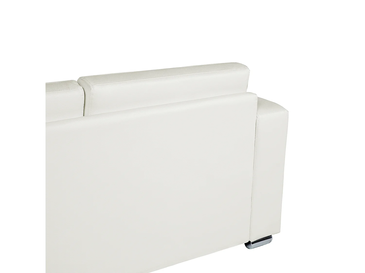 Ensemble de salon 6 places HELSINKI Cuir Blanc