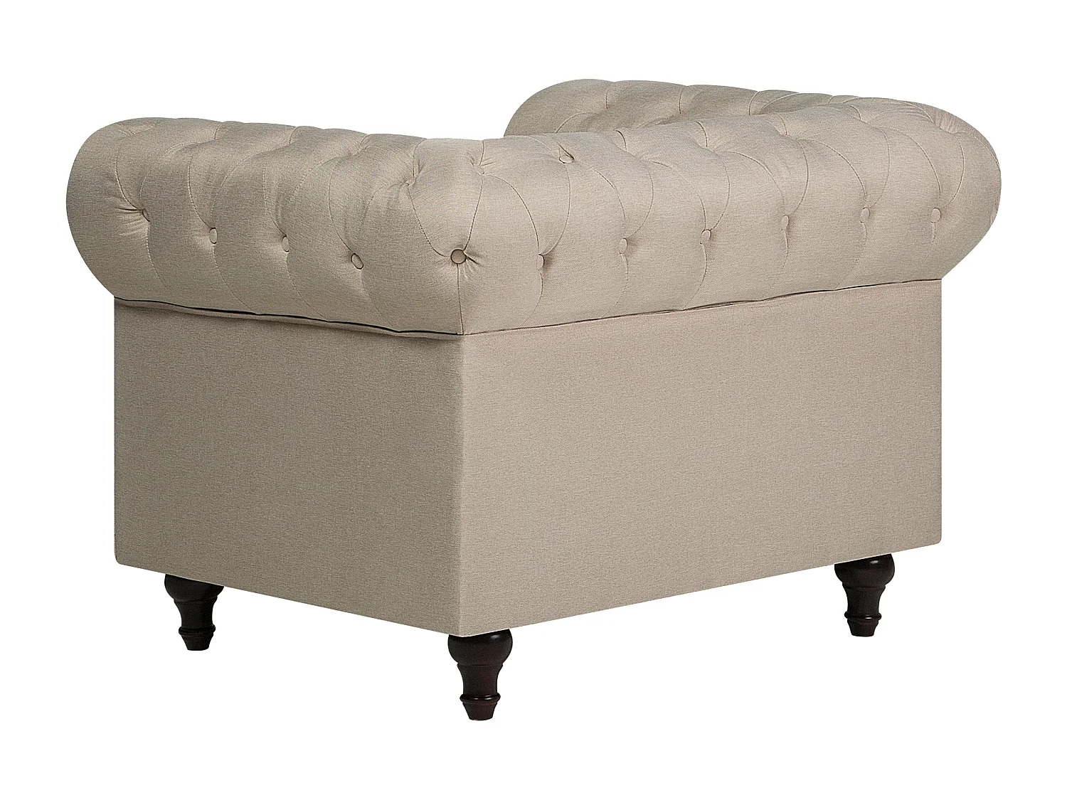 Bankenset CHESTERFIELD Stof Beige 4-zitter