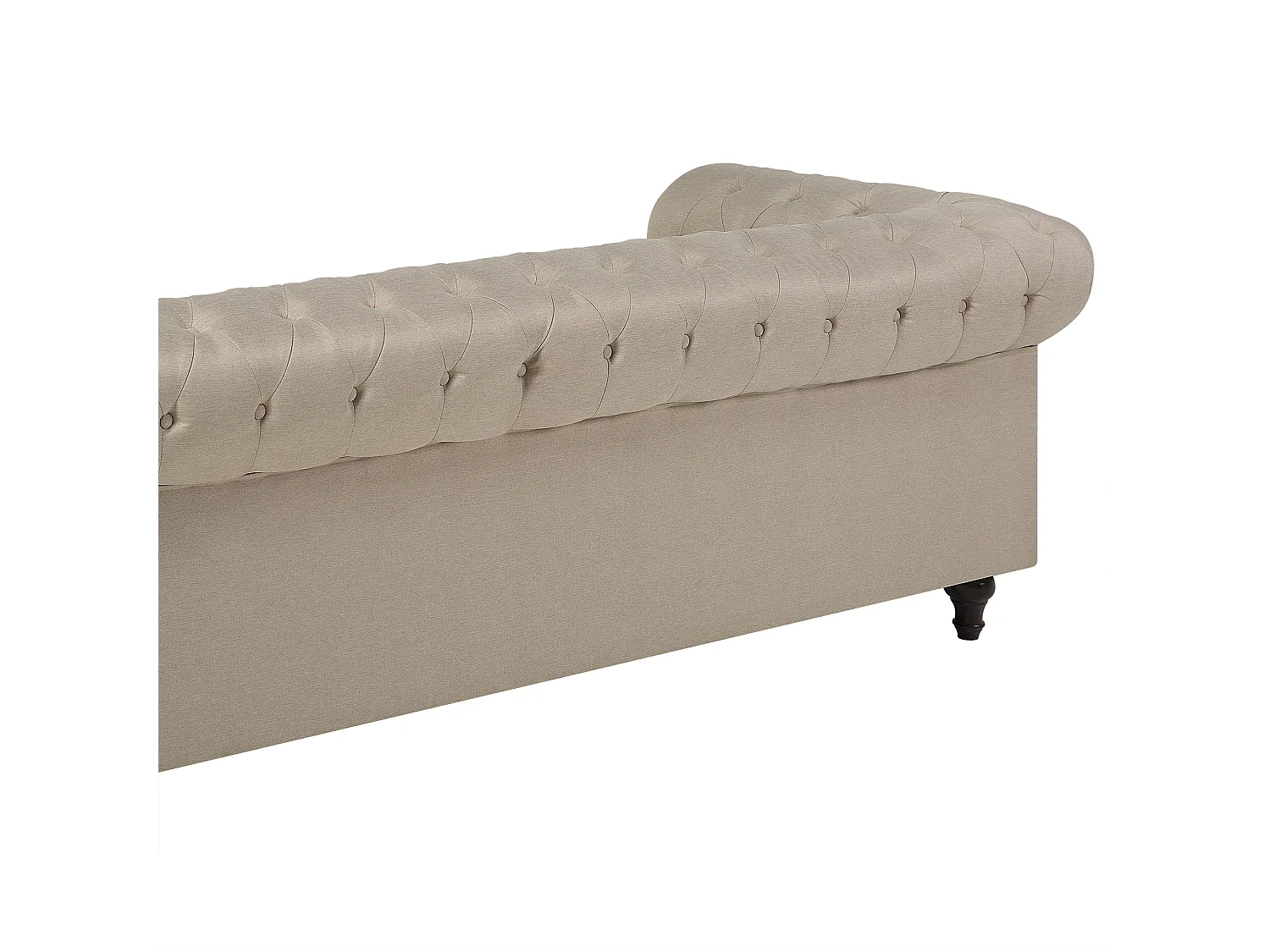 Bankenset CHESTERFIELD Stof Beige 4-zitter