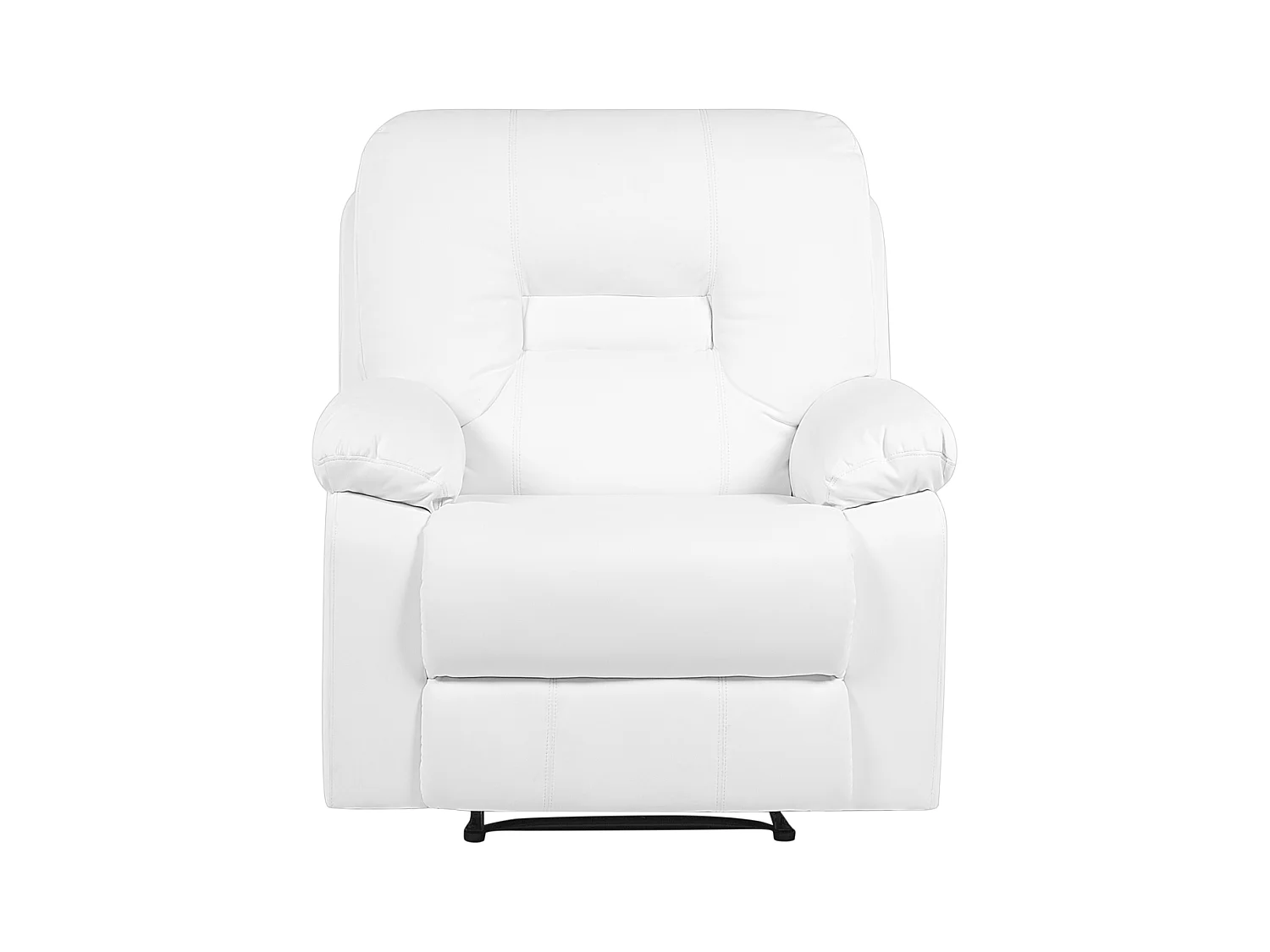 Ensemble de salon relax manuel 6 places BERGEN Cuir PU Blanc