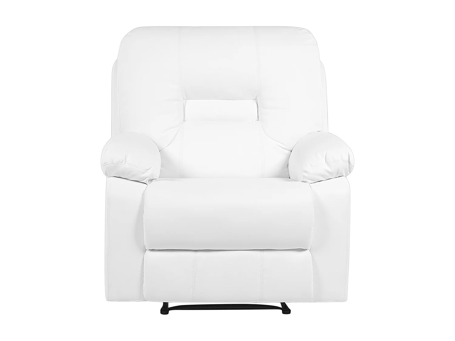 Ensemble de salon relax manuel 6 places BERGEN Cuir PU Blanc