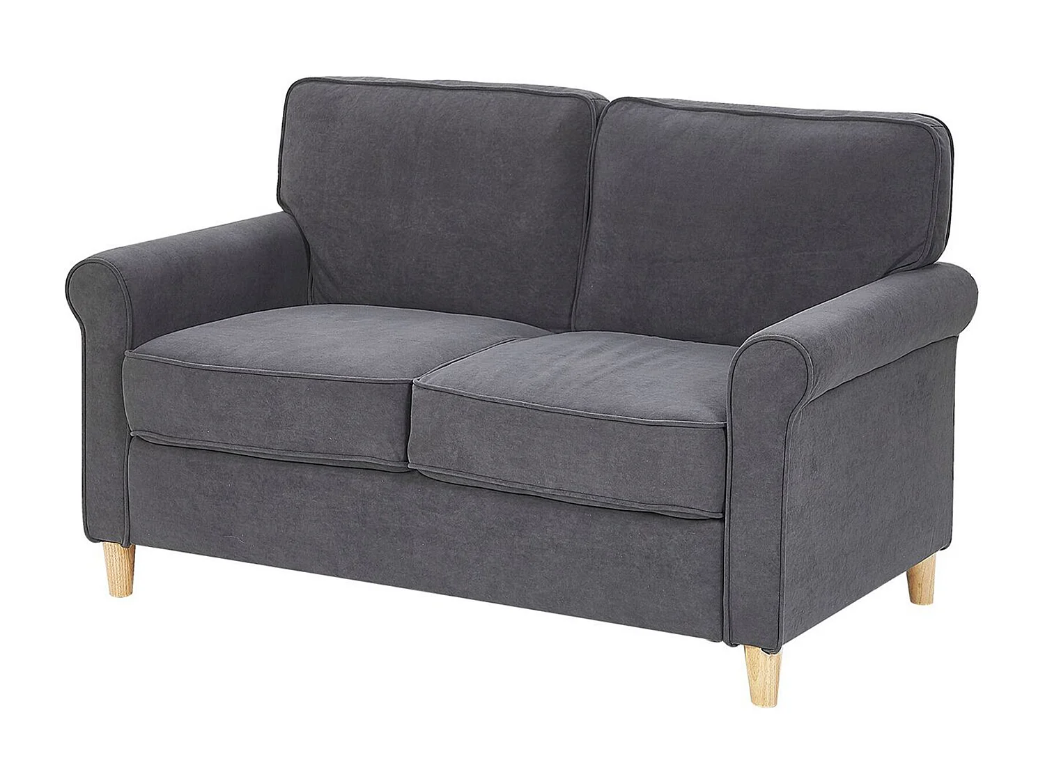 Set da salotto RONNEBY Velluto Grigio scuro 5 posti