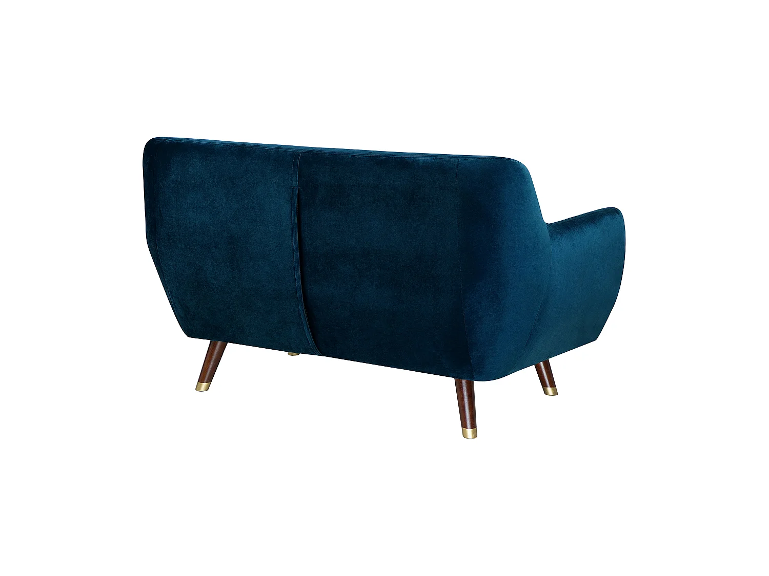 Sofa Set Samtstoff marineblau 6-Sitzer BODO