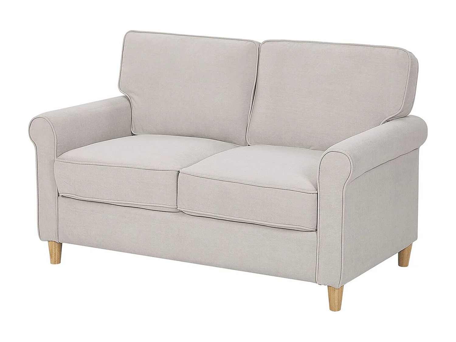 Sofa Set Samtstoff beige 5-Sitzer RONNEBY