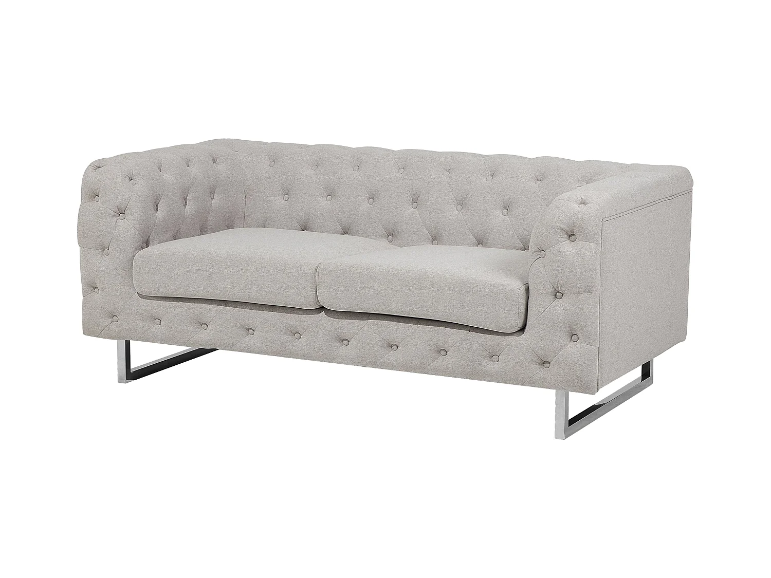 Sofa Set VISSLAND Stoff Hellbeige 5-Sitzer