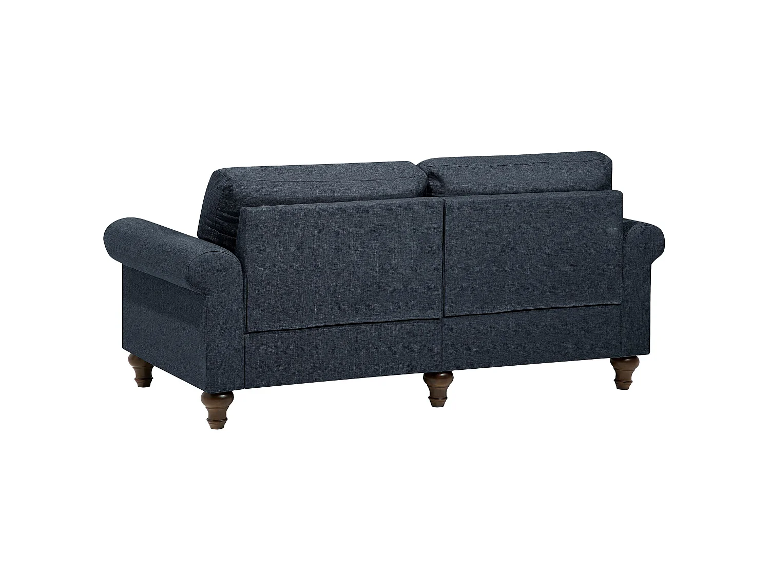 Ensemble de canapés 2 + 3 places en tissu gris foncé OTRA II