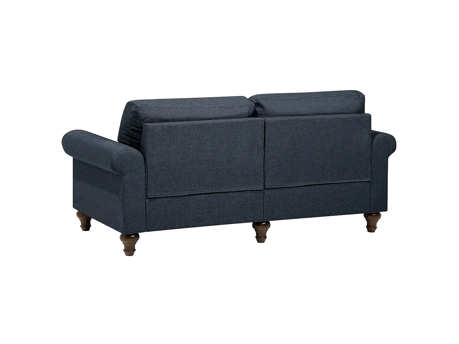 Ensemble de canapés 2 + 3 places en tissu gris foncé OTRA II