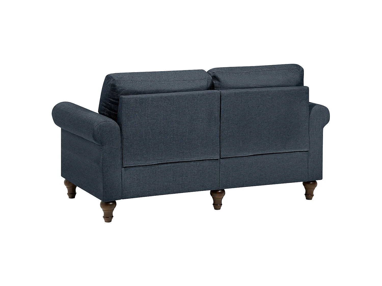 Ensemble de canapés 2 + 3 places en tissu gris foncé OTRA II