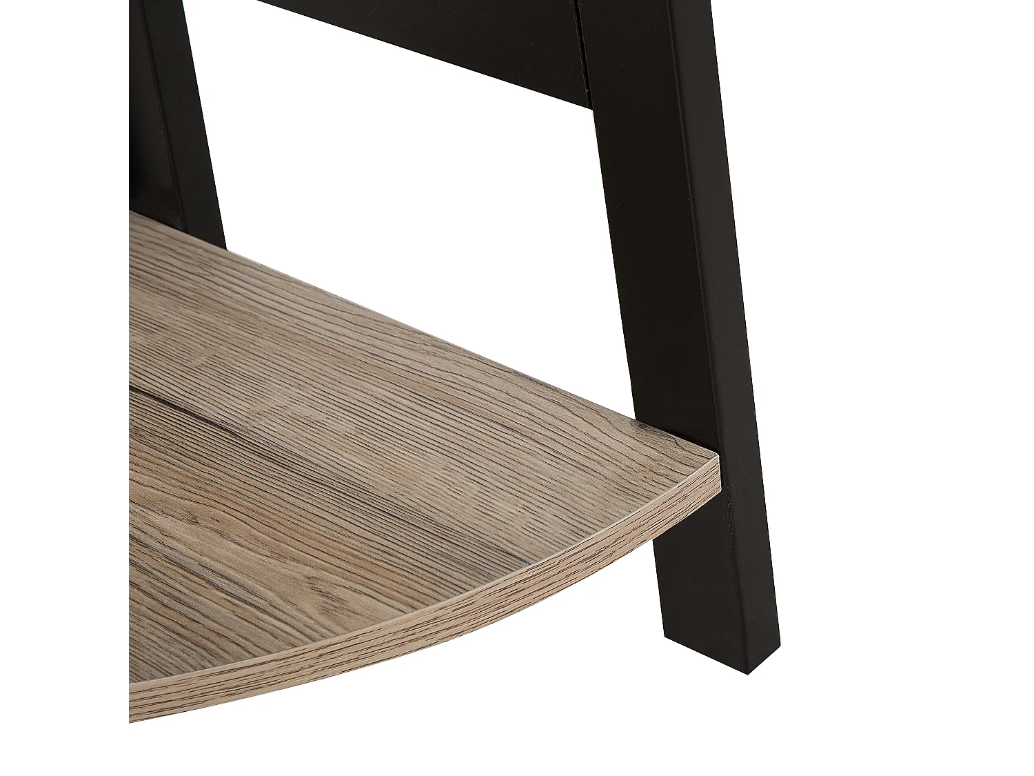 Bibliothèque d\'angle à 5 étages BEXLEY 163 cm Noir