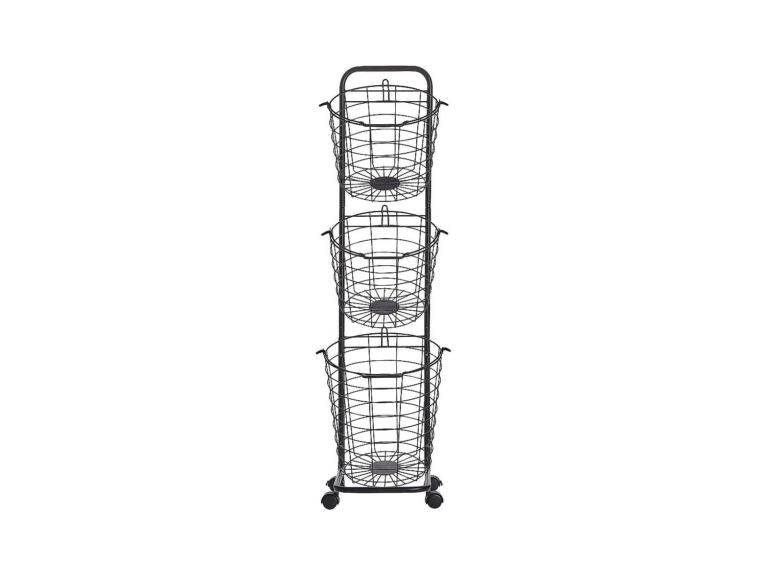 Support de panier AYAPAL avec roues Métal Noir