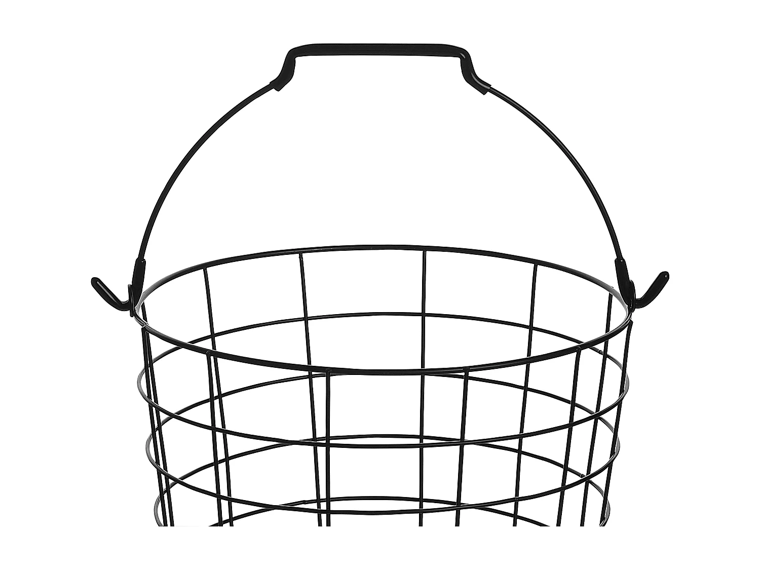 Support de panier AYAPAL avec roues Métal Noir