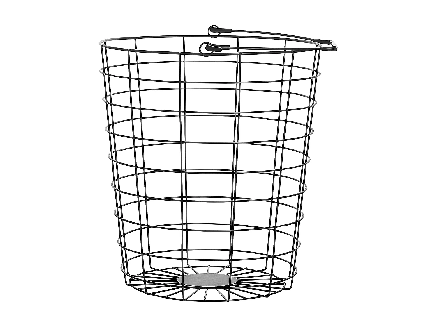 Carrello 3 ceste metallo nero 123 cm AYAPAL