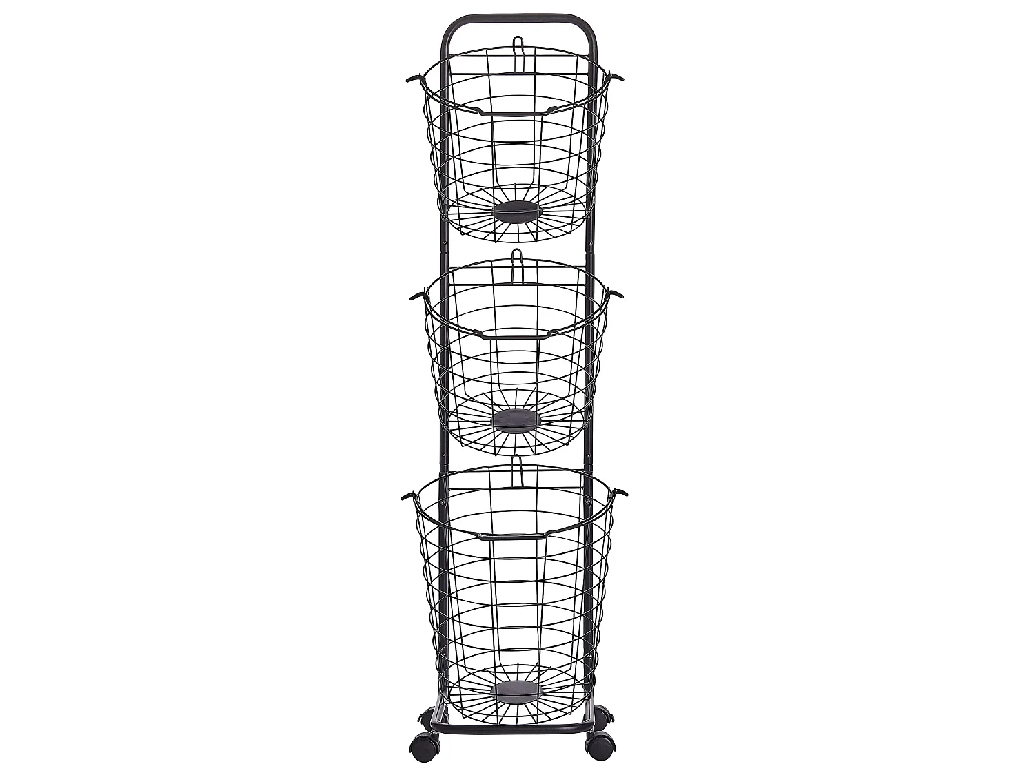 Support de panier AYAPAL avec roues Métal Noir