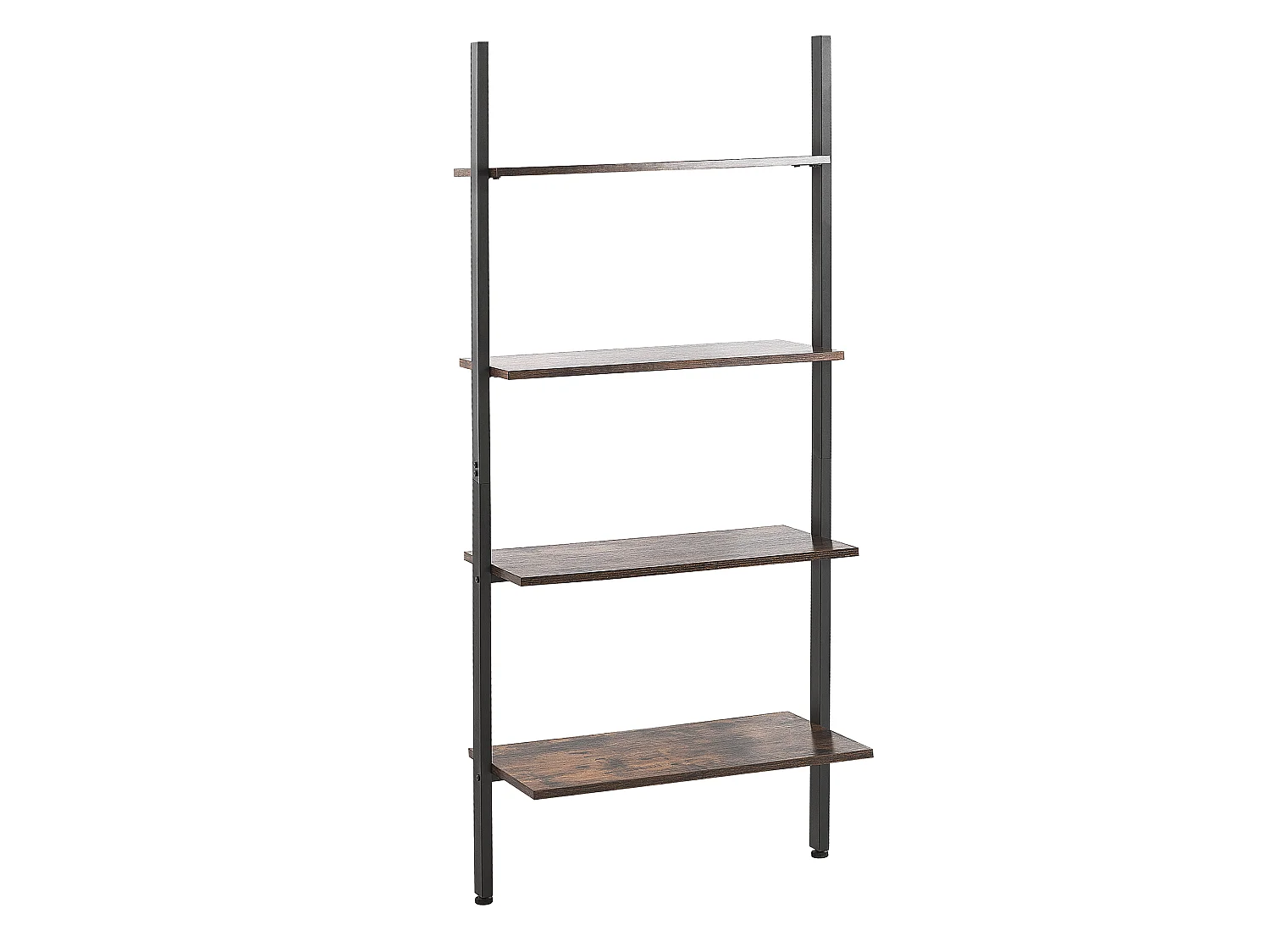 Étagère échelle effet bois foncé / noir VILSECK