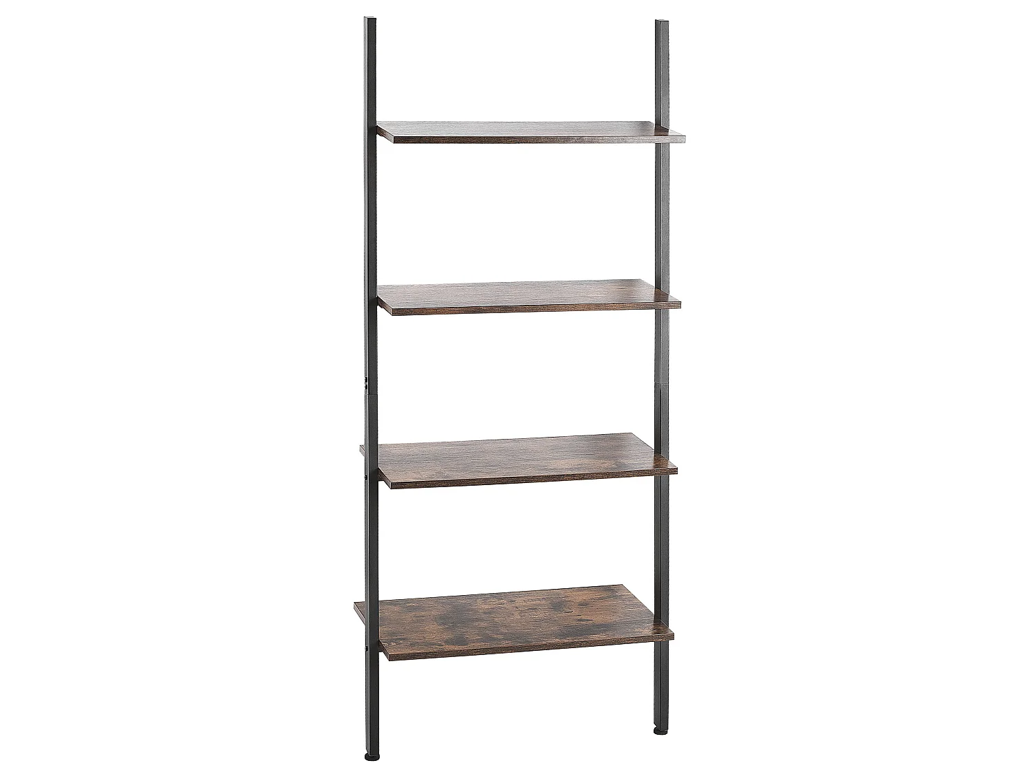 Étagère échelle effet bois foncé / noir VILSECK