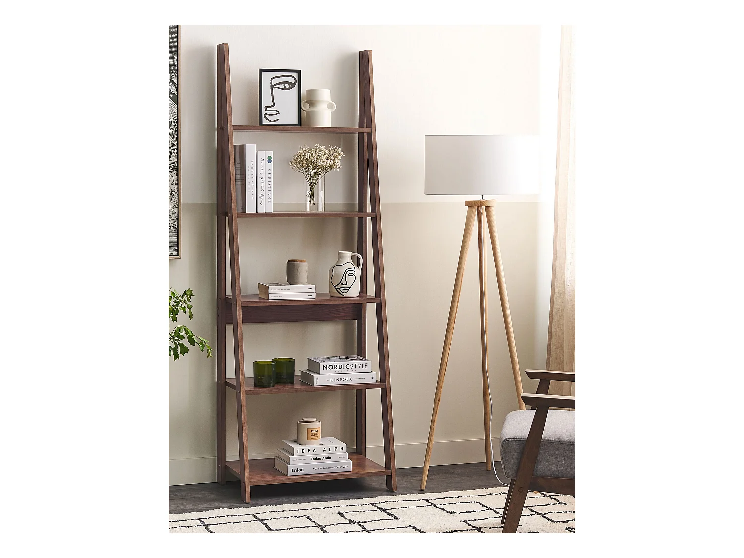 Meuble de rangement Bois foncé WILTON