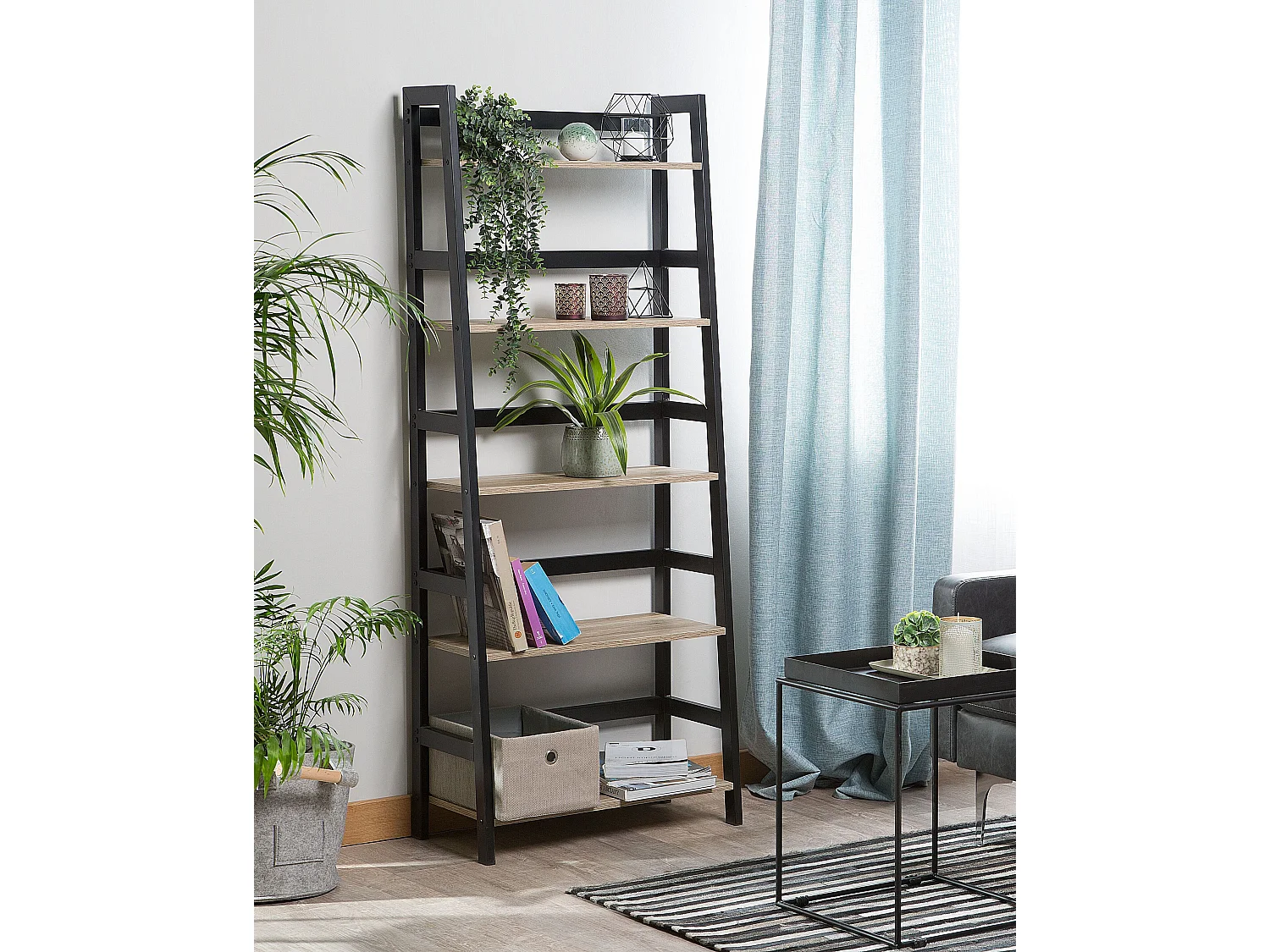 Étagère à 5 niveaux CROYDON 163 cm Noir