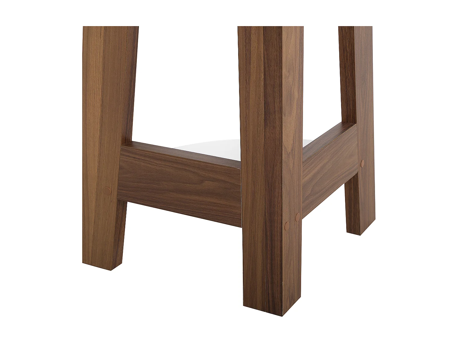 Bibliothèque d'angle à 5 étages MOBILE SOLO 175 cm Marron/blanc