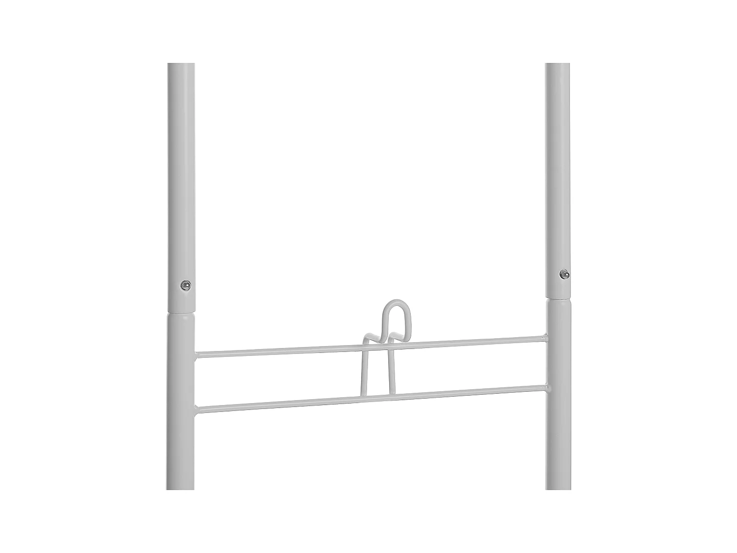 Mandenrek AYAPAL met wielen Metaal Wit