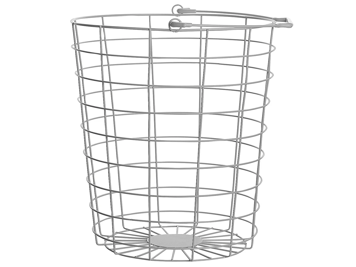 Basket Stand AYAPAL with Wheels Metal White