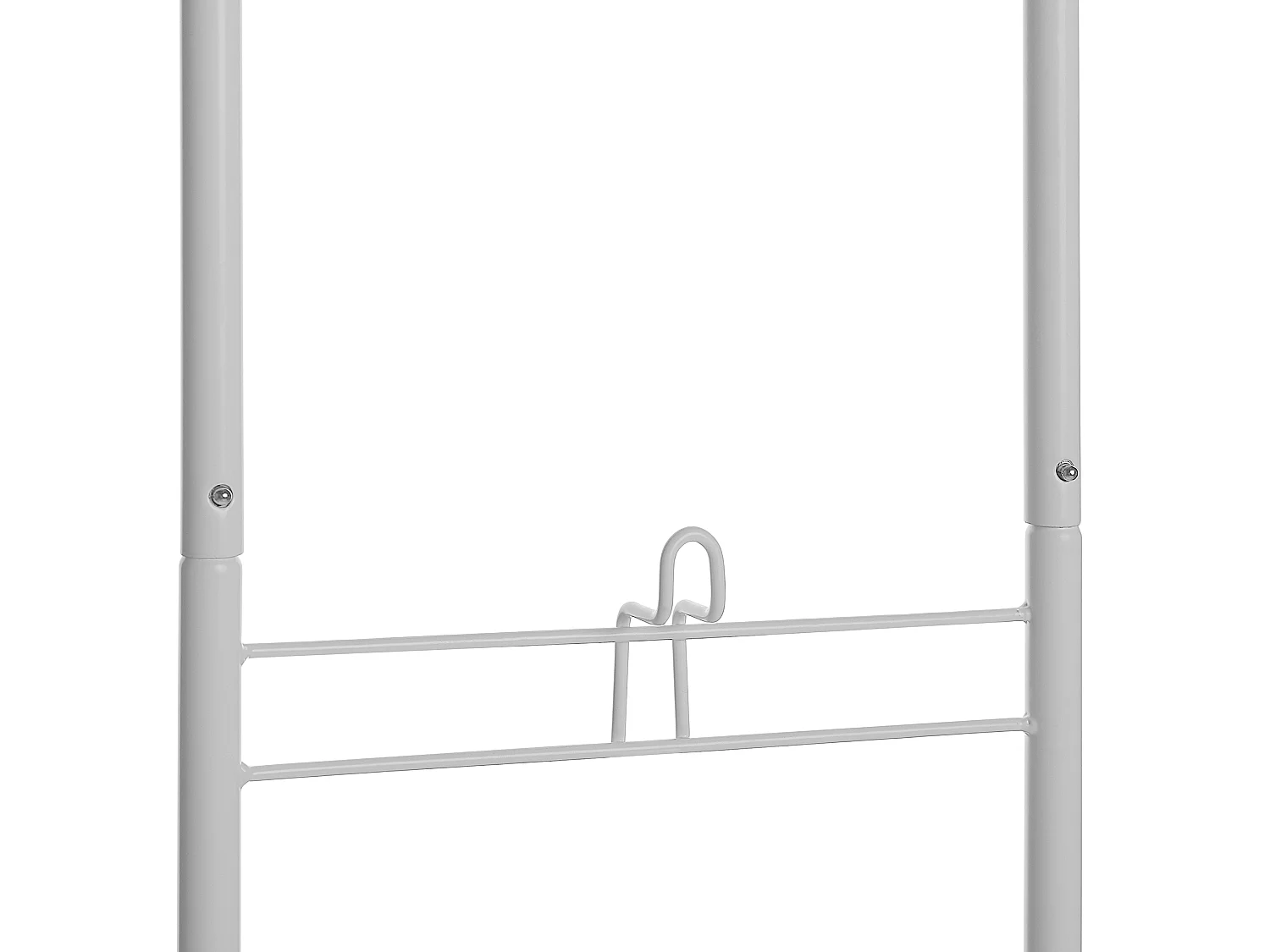 Basket Stand AYAPAL with Wheels Metal White