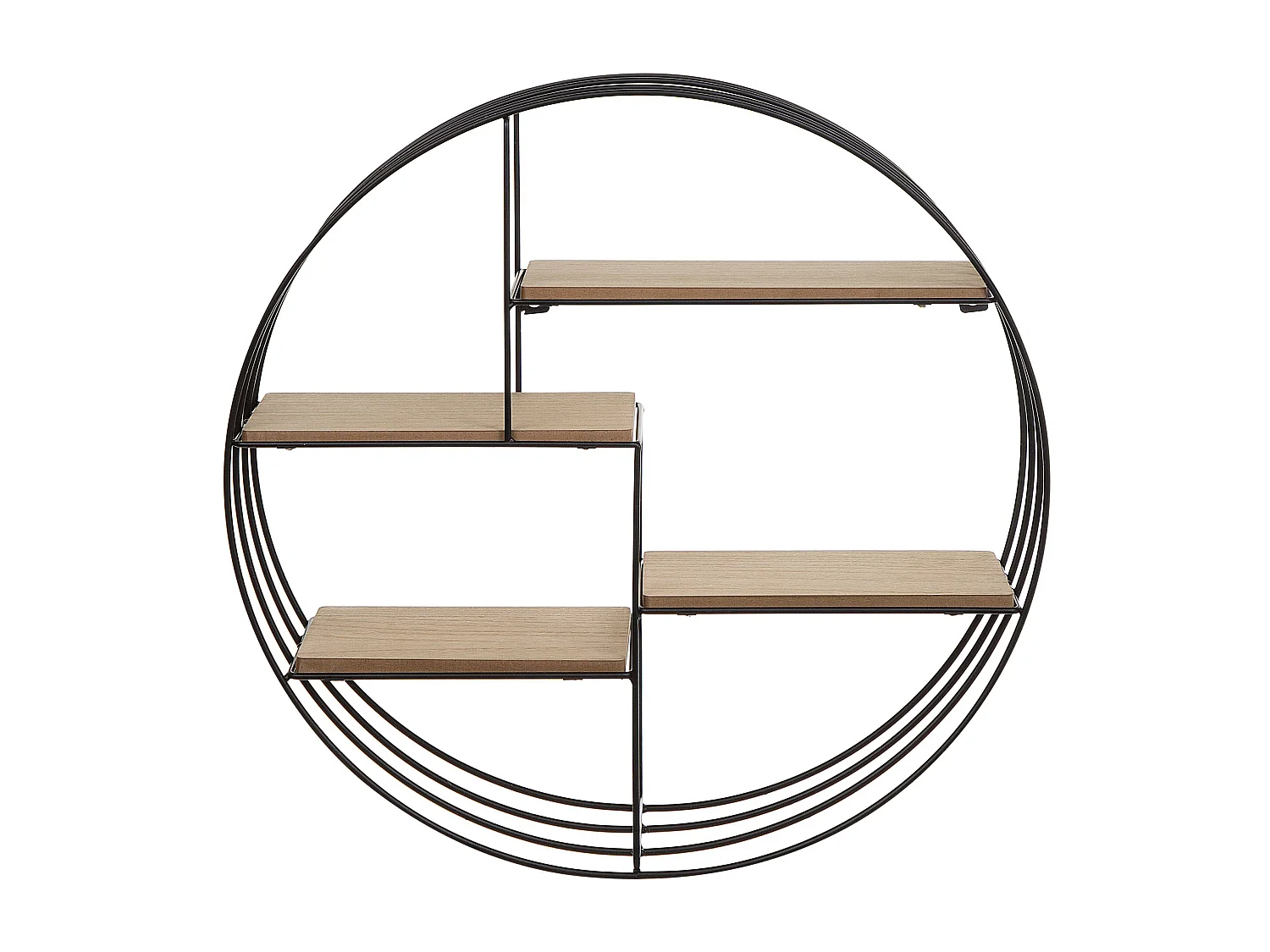 Étagère murale SANDIA Métal Noir