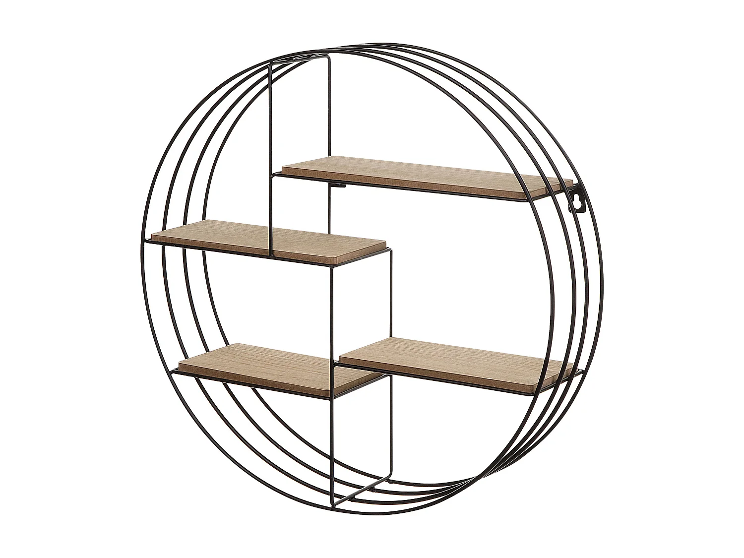 Étagère murale SANDIA Métal Noir