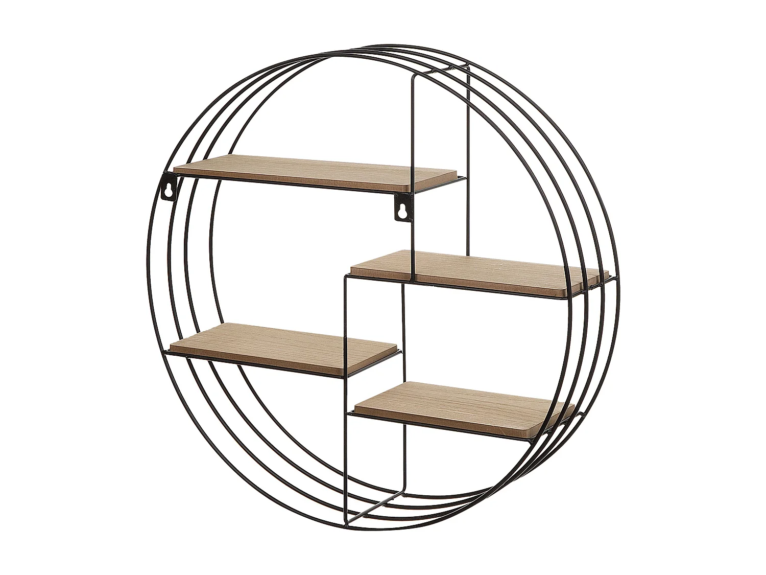 Étagère murale SANDIA Métal Noir