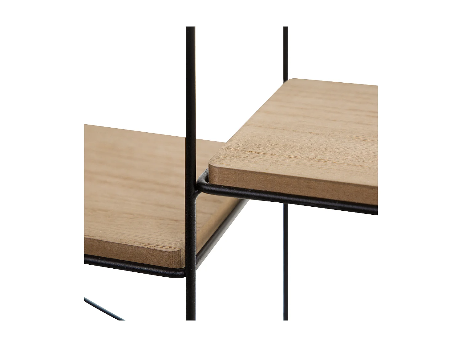 Étagère murale SANDIA Métal Noir