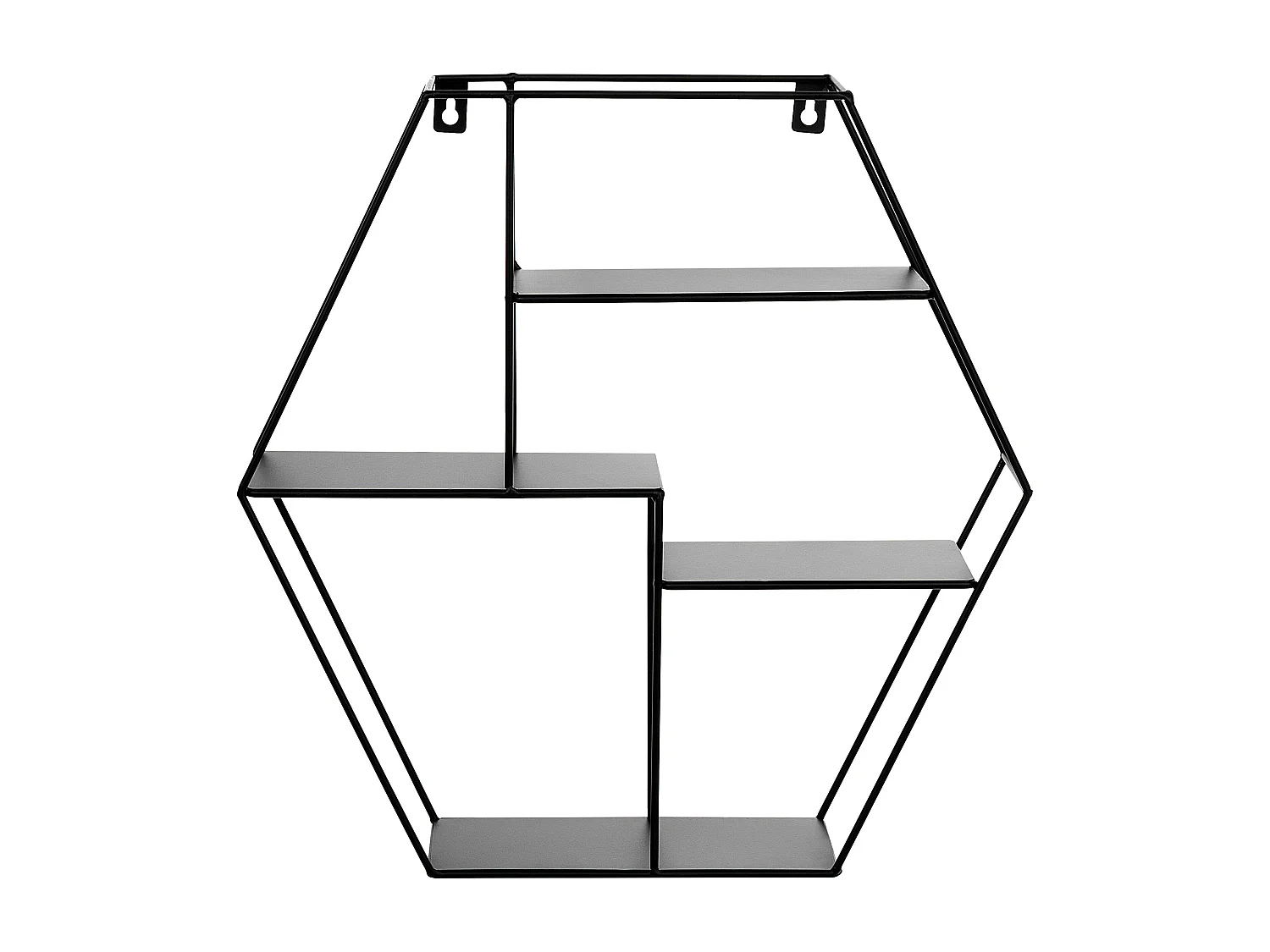 Wandplank TIGARD Metaal Zwart