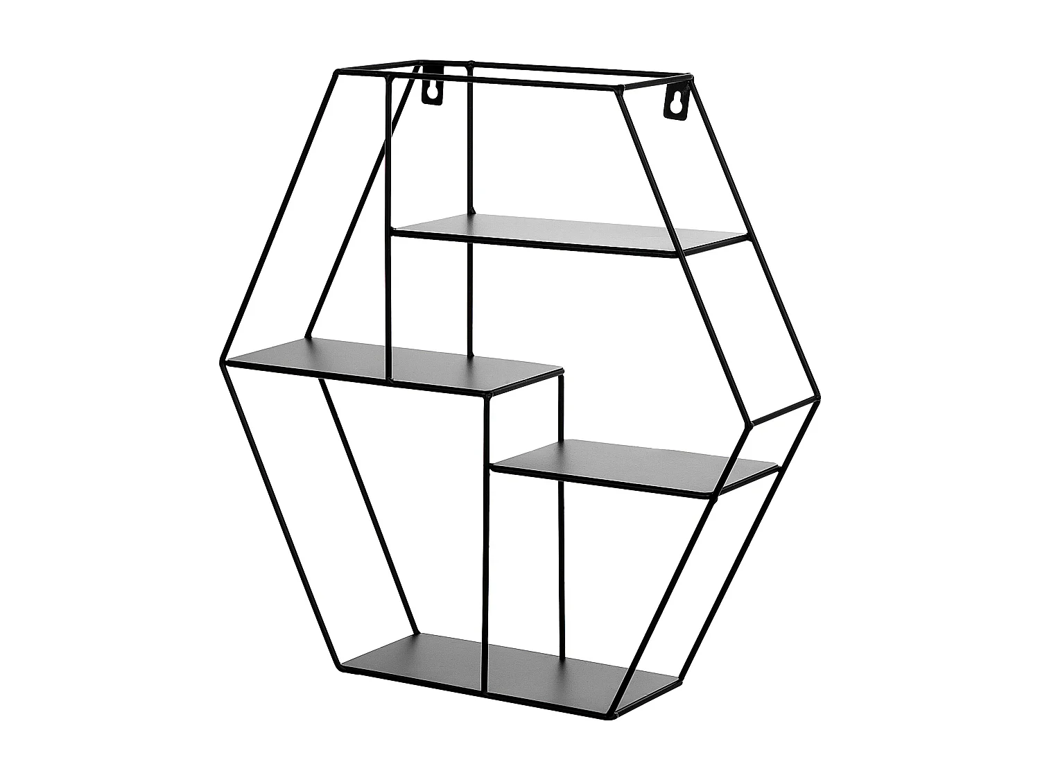 Wandplank TIGARD Metaal Zwart