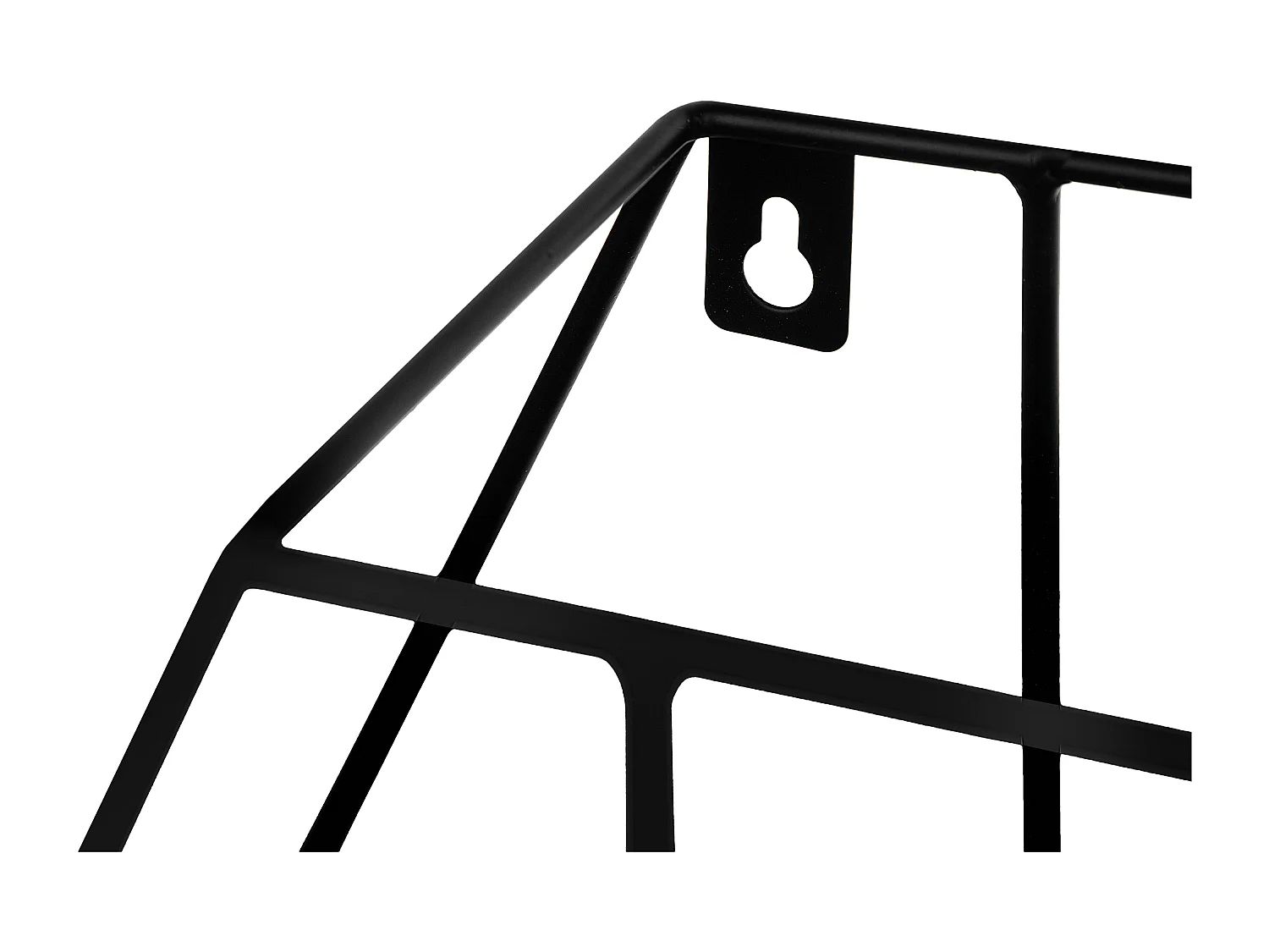 Wandplank TIGARD Metaal Zwart