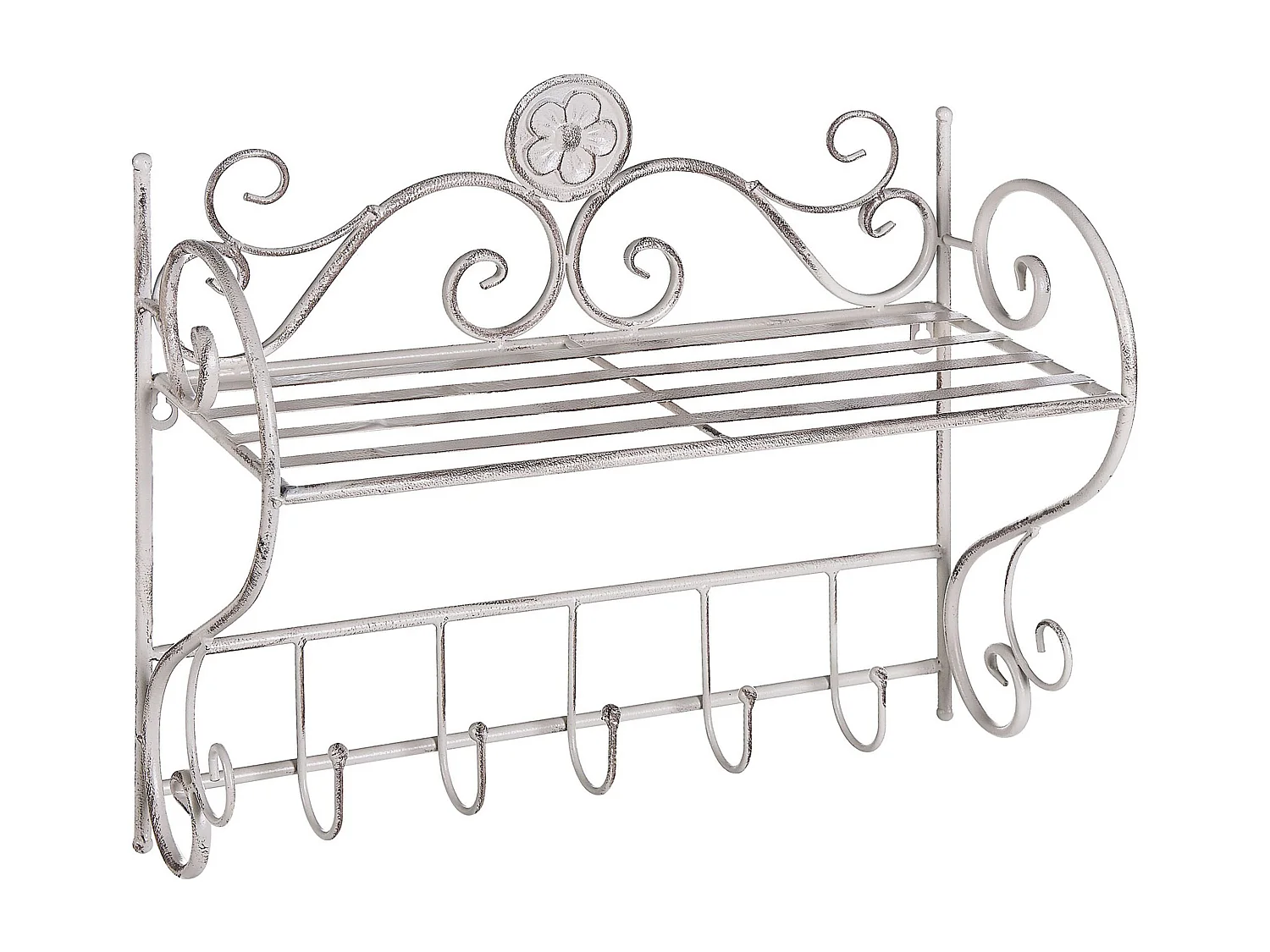 Estante de metal blanco 42 cm OSORNO