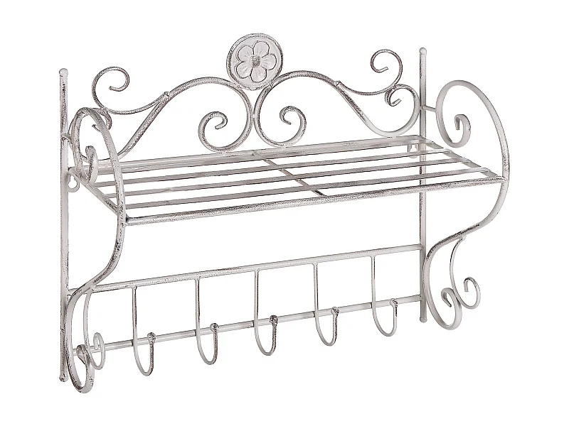 Étagère murale OSORNO Métal Blanc