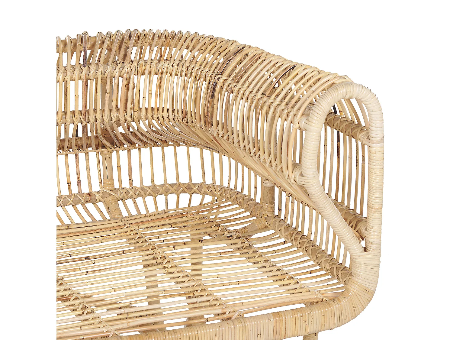 Canapé de jardin 2 places DOLCEDO Rotin Beige