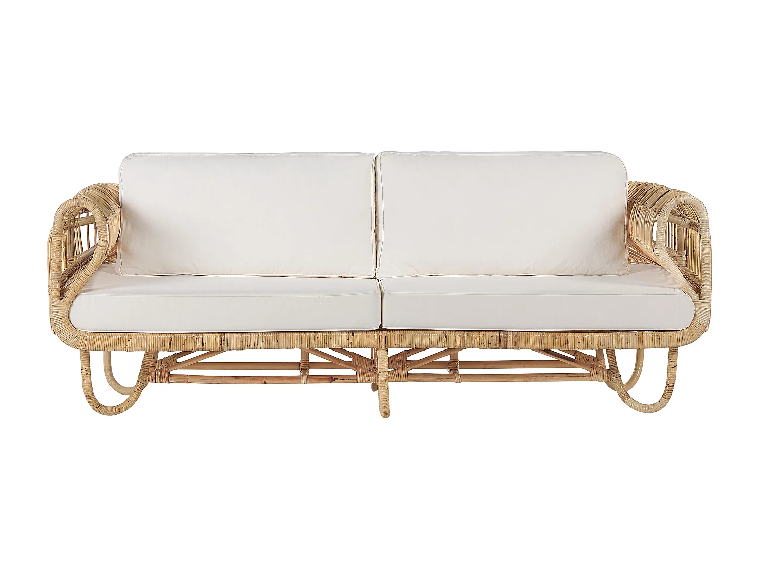 Tuin loungebank 2-zitter DOLCEDO Rotan Beige