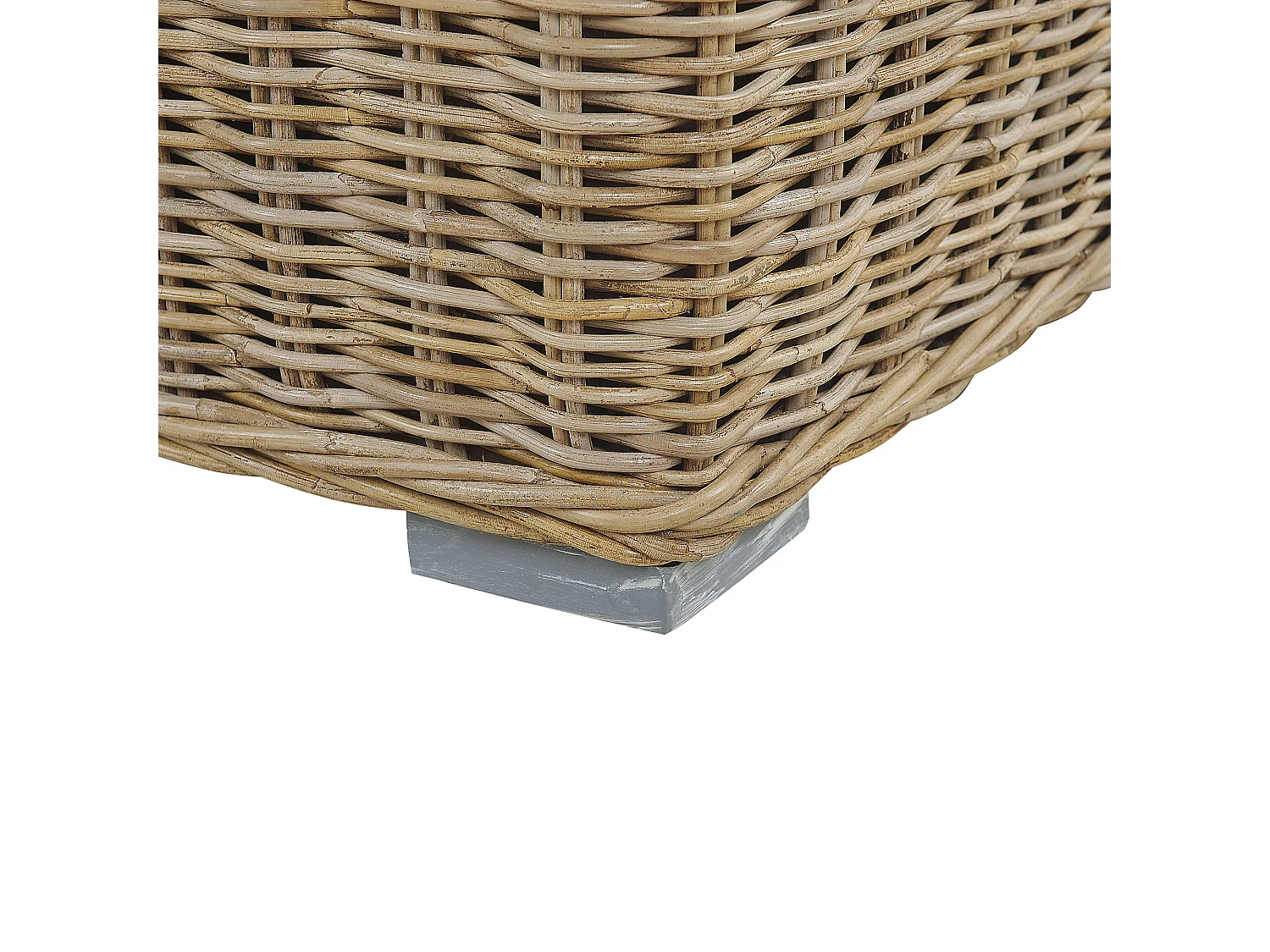 Canapé de jardin 2 places ARDEA Rotin Marron clair