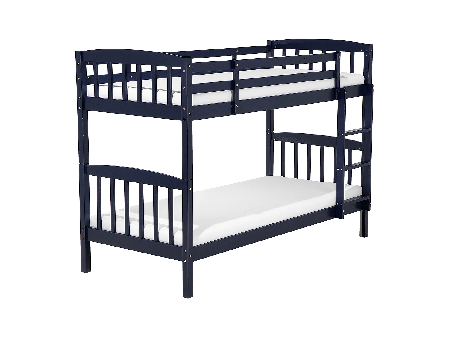 Lit superposé Bois de pin REVIN 90 x 200 cm Bleu marine