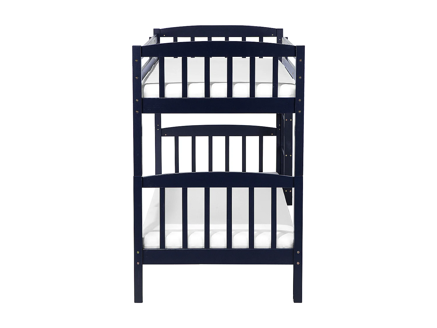 Lit superposé Bois de pin REVIN 90 x 200 cm Bleu marine