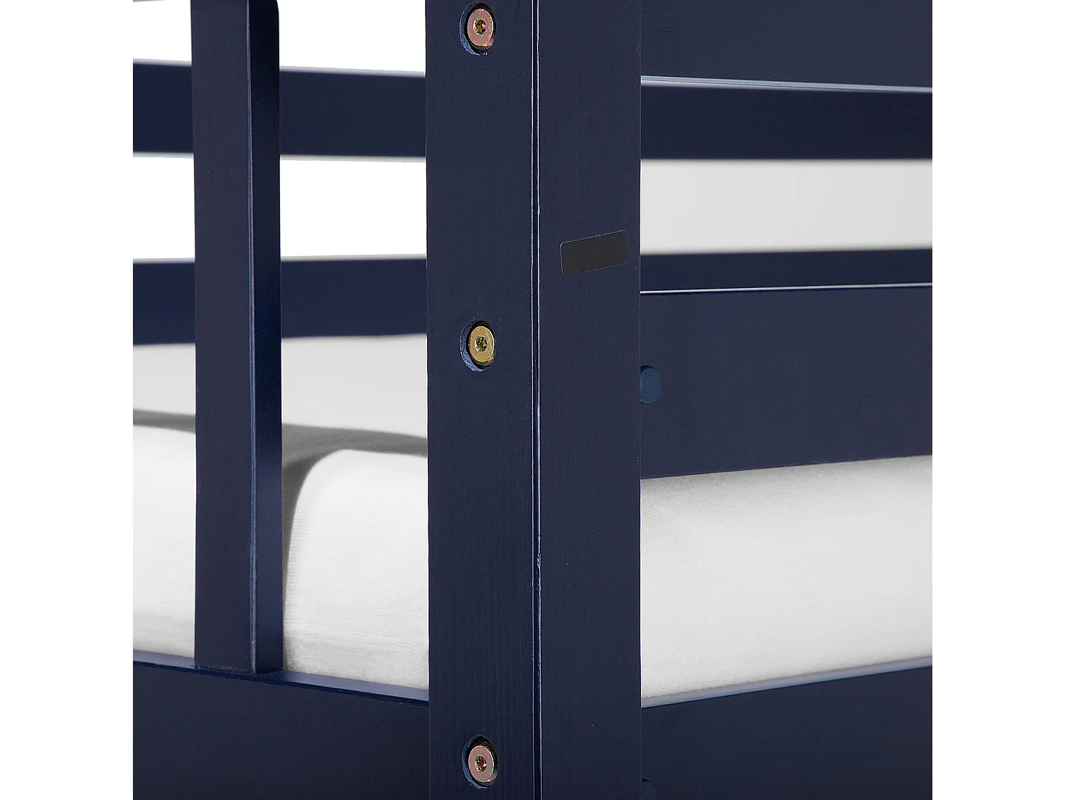 Łóżko piętrowe Drewno sosnowe REVIN 90 x 200 cm Granatowy