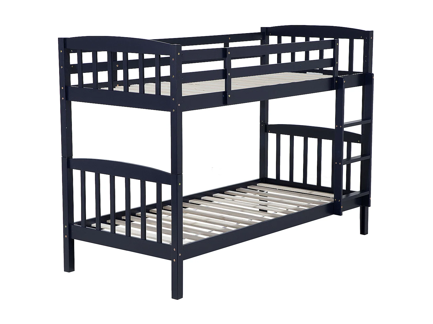 Bunk Bed Pine Wood REVIN 90 x 200 cm (EU Single) Navy Blue