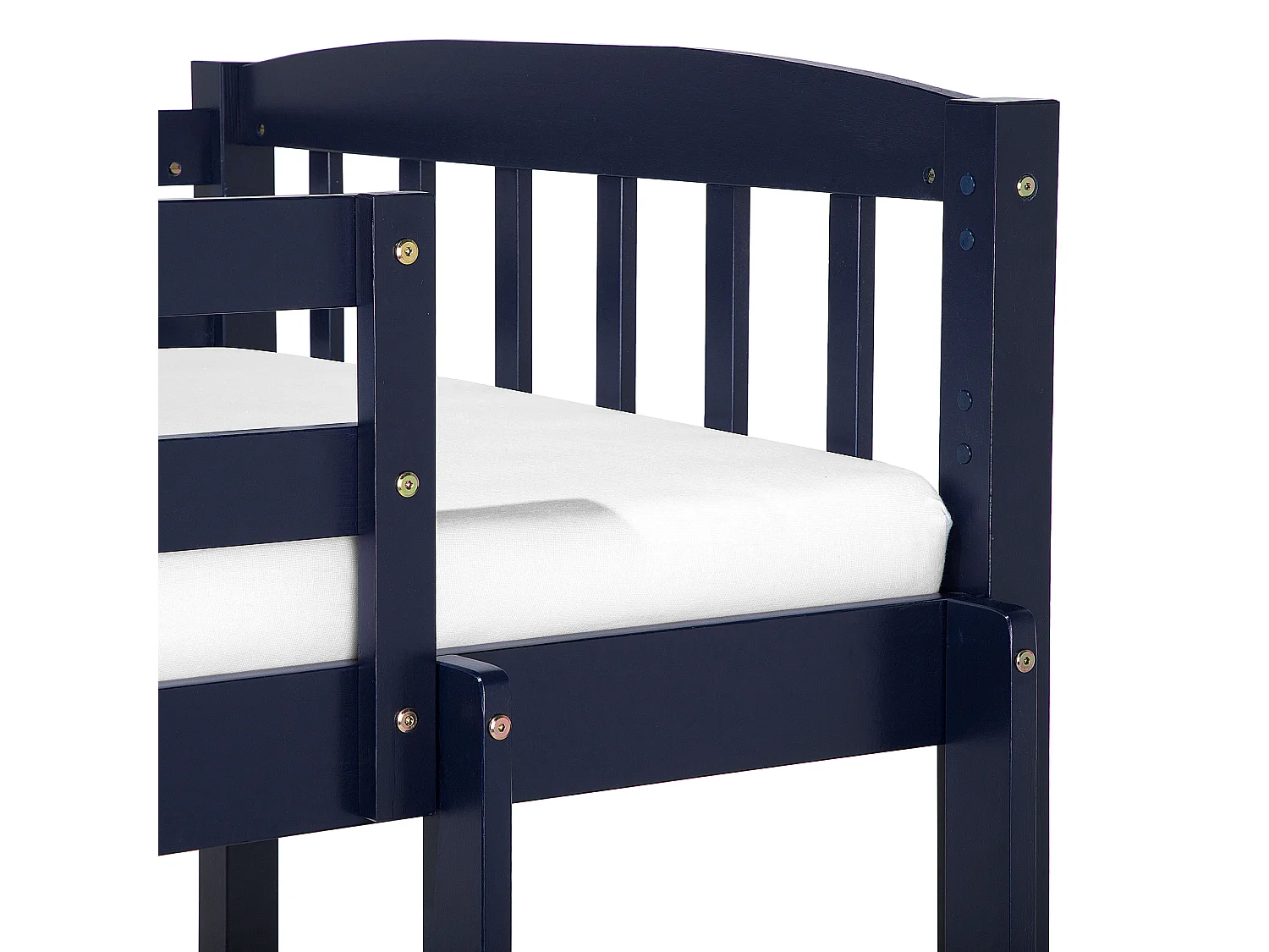 Bunk Bed Pine Wood REVIN 90 x 200 cm (EU Single) Navy Blue