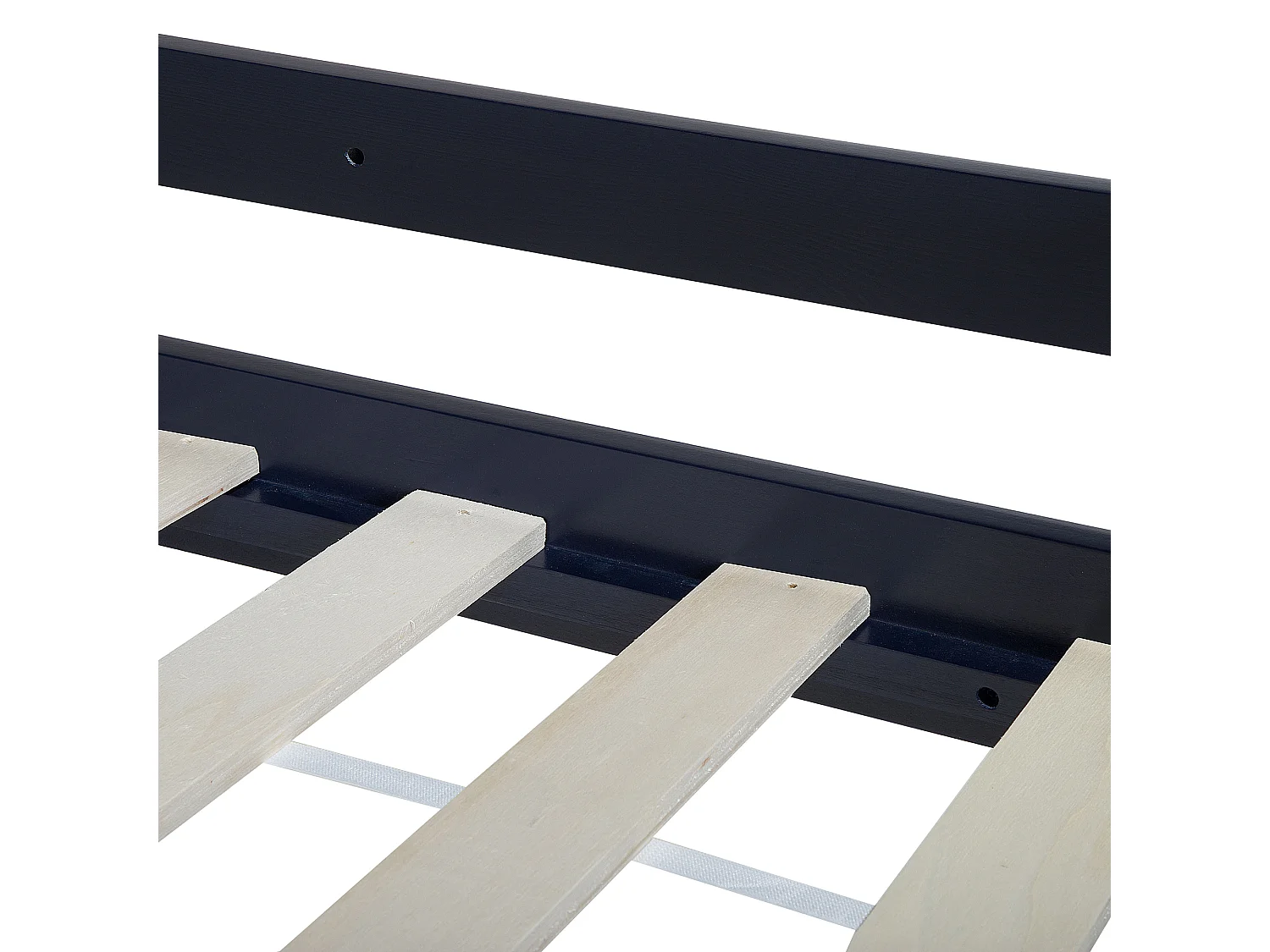 Bunk Bed Pine Wood REVIN 90 x 200 cm (EU Single) Navy Blue