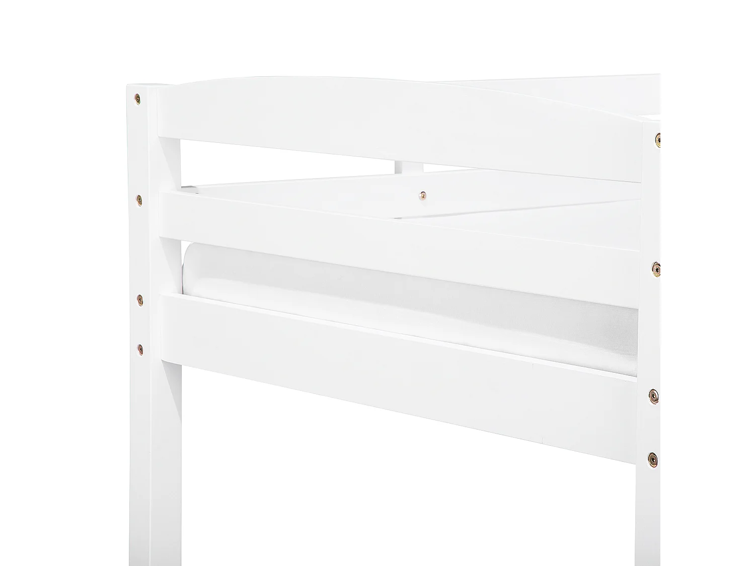 Letto a castello Legno di pino REGAT 90 x 200 cm Bianco